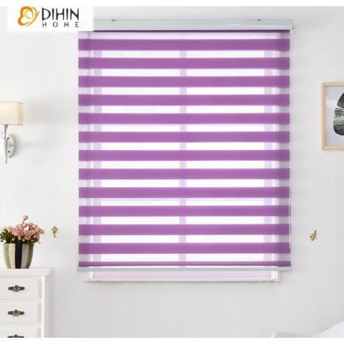 Customized Size Zebra Blinds Roller Blind Window Curtains Free Shipping