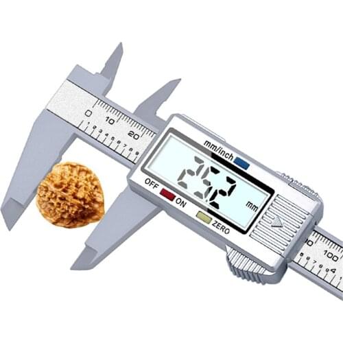 0-150mm Digital Vernier Calipers measure 6inch LCD Electronic Carbon Fiber Gauge height measuring instruments micrometer