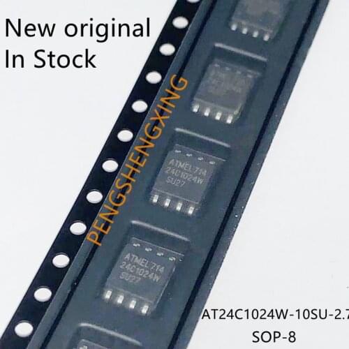 10PCS/LOT AT24C1024W-10SU-2.7 -10SI-2.7 24C1024W SOP8 New original spot hot sale