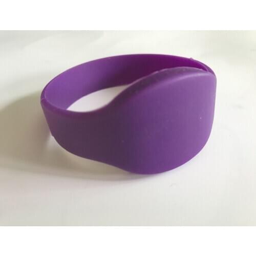 1000pcs/lot 125Khz RFID EM4100 65mm Waterproof Proximity customized size silicone bracelet