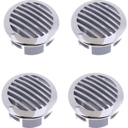 4 Pieces 3 Inch 76mm 316 Marine Grade Stainless Steel Grill Airflow Vent Cover 81932SS-HP