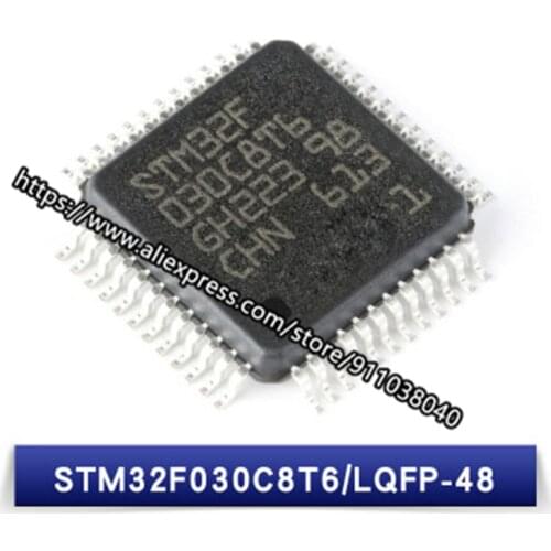 50pcs/lot 100% NEW original STM32F030C8T6 STM32F 030C8T6 QFP-48 STM32F030 1-10pcs/lot stm32f030c8t6 lqfp48