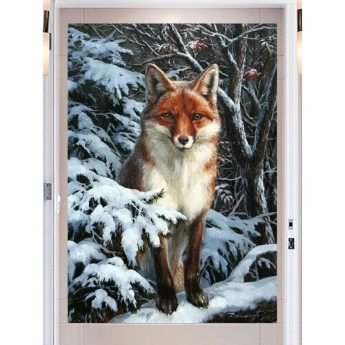 5D Diy Diamond Painting Fox Picture Puzzle Mosaic Animal Cross Stitch Kits Full Square Round Drill Embroidery SaleZP-4070