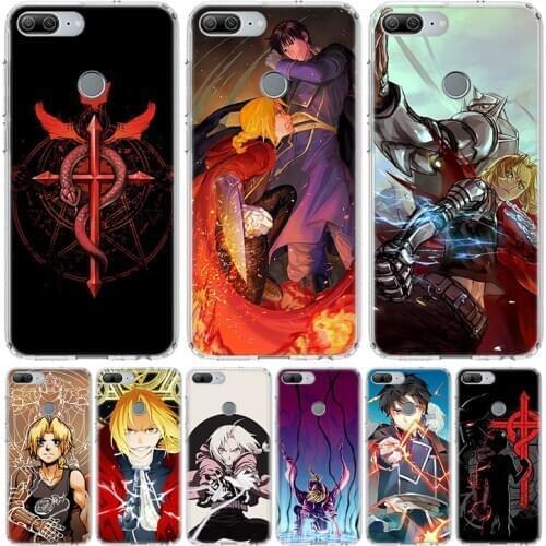Fullmetal Alchemist Anime Phone Case for Huawei Honor 10 9 Lite Y9 Y5 Y6 Y7 2019 8X 8A 8S 7A 7X 10i 20i Pro V30 Art Coque Capa