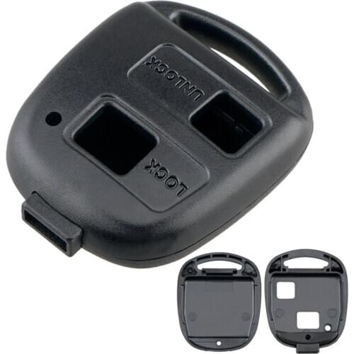 2 Buttons Remote Smart Car Key Shell Auto Car Key Case Replacement No Blade Fit for Toyota Corolla Land Cruiser YARIS CAMRY RAV4