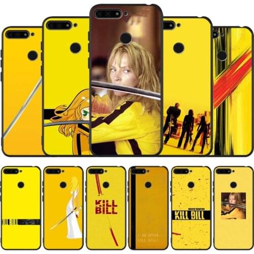 Kill bill black Silicone Phone Case For honor 30 20 Pro 8 8X 9 10 20 Lite Mate 10 20 30 Lite Pro cover