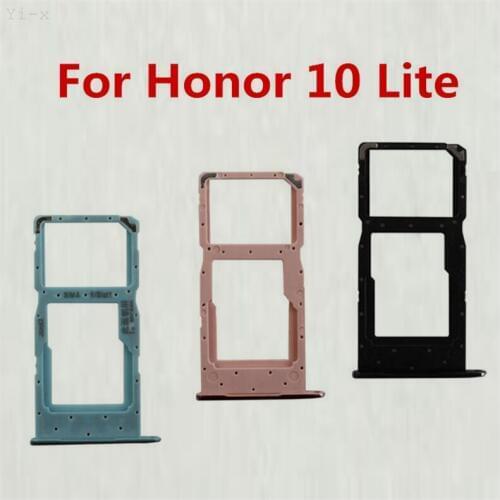 SIM Card Holder For Huawei Honor 10 lite Honor10 lite Sim card Slot Tray Replacement parts