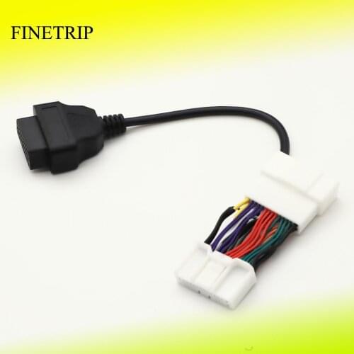 26 Pin Male Female Connector For Tesla Model 3 OBD II Diagnostic Harness Electronic Cable Of New Energy Vehicle