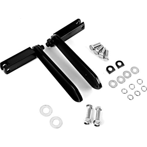 Black Highway Footpeg Foot Peg Mount Kit For Harley Dyna FXD FXDL FXDB FXDC 1991-2016 Models