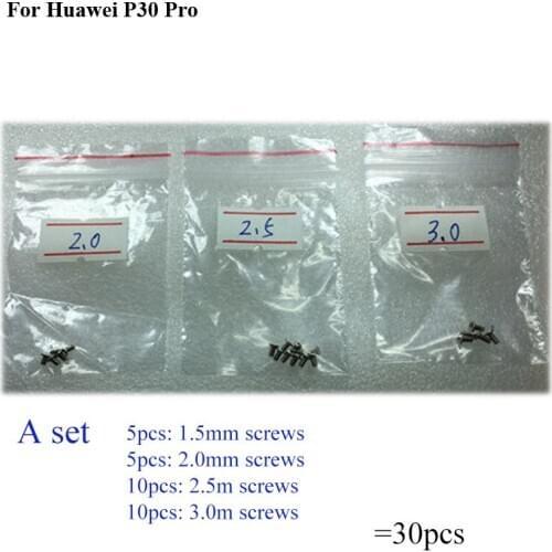 30PCS a set Silver Screw For Huawei P30 Pro mainboard motherboard Cover Screws Repair Parts For Huawei P 30 Pro P30pro