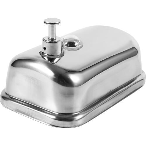 500ml Bathroom Stainless Steel Wall Mounted Lotion Pump Liquid Soap Shampoo Dispenser With Screws Bathroom Soap Dispenser Box