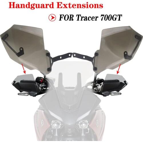 New Motorcycle Clear Handguard Extensions FOR Yamaha MT-07 Tracer 700 GT TRACER 7 GT 2020 2021