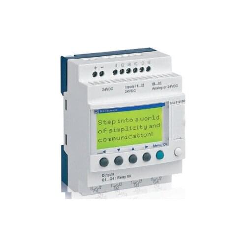 NEW Original Zelio Logic SR3 SR3B102BD Smart Relay Module DC24V 4 transistor Outputs for Schneider PLC with Clock LCD Panel