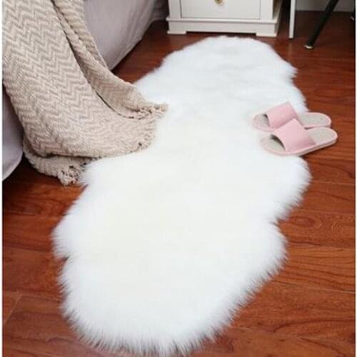 Plush Sofa Cushion Imitation Wool Wave Tatami Mat Sheepskin Livingroom Carepet Balcony Blanket Decoration Window Bedroom Carpet