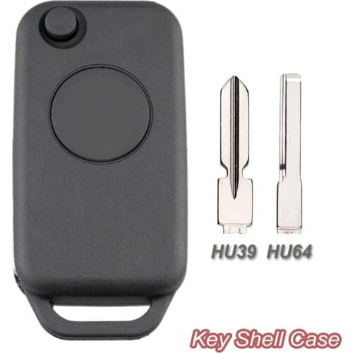 KEYECU Flip Folding Replacement Remote Car Key Shell For Mercedes For Benz W168 W124 W202 W203 A C E ML C CL S SL SEL SLK E113