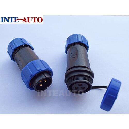 Connector, compatible SP21 series Waterproof 3 pins High voltage connector,IP 68 watertight cable plug free receptacle