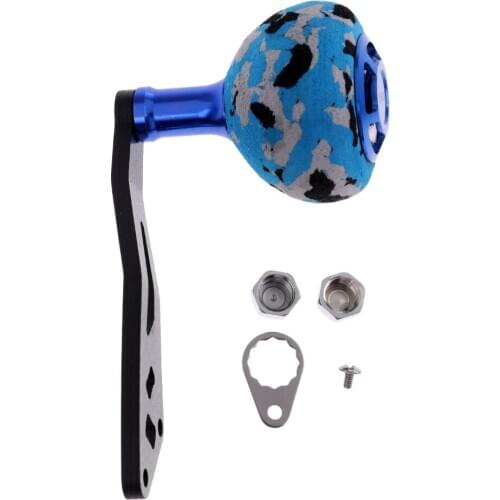 Fishing Reel Handle Grip Reel Rocker Arm EVA Knob for Reel w/Mounting Kit