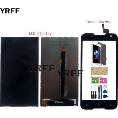 LCD Display Touch Screen For Blackview BV5000 LCD Display Touch Screen Panel Digitizer Sensor Front Glass Parts Tools