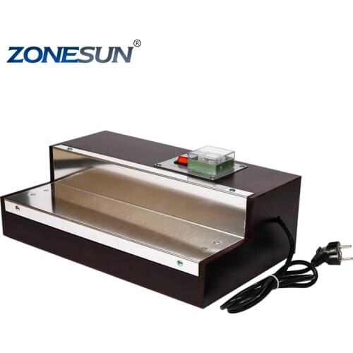 Iphone film heat shrink wrapping machine for perfume box, Cigarettes,cosmetics,poker box blister film packaging machine