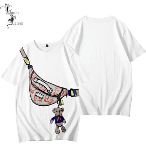 Funny Messenger Chest Bag 3D Printing T-shirt Summer Fashion Short Sleeve Popular Japanese Harajuku Streetwear Plus Size