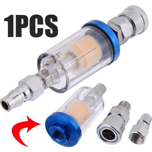 1/4 " Mini Water Oil Separator Oil Water Filter Air Compressor Spray Tool For Compressor Spray Paint Gun Pneumatic Parts