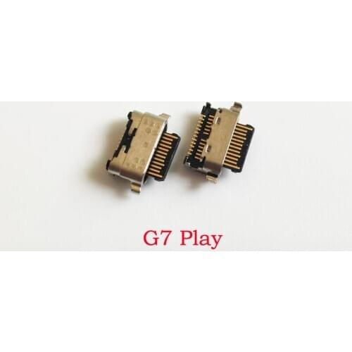 10pcs For Motorola Moto G7 Power G7 Play Micro USB Jack Connector socket Data charging port tail plug Flex Cable
