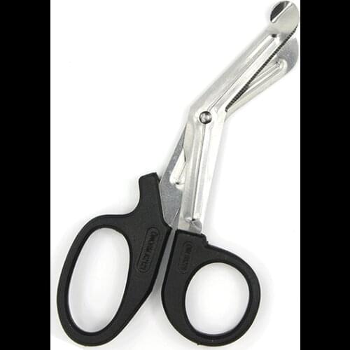 24Pcs/Pack Durable Nurse/EMT/Medical Tactical Rescue Scissor EDC Gear Curved Blade Bandage Shears First Aid Medical Equipment