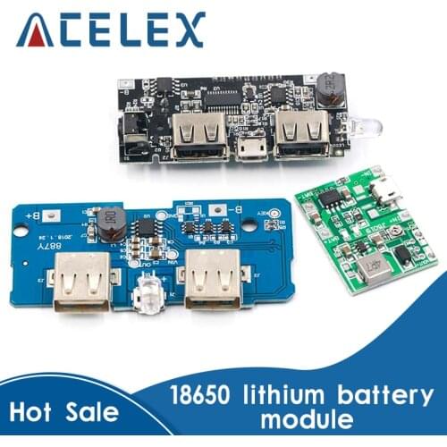 3.7V 4.2V Lithium Li-ion 18650 Battery Charger Board DC-DC Step Up Boost Module Lithium Battery Charging Step-Up Board Module