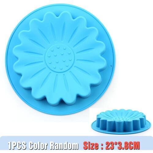 3D Sunflower Windmill Silicone Cake Baking Tray Cake Pan Dessert Making Mould Bread Loaf Toast Mold Pizza Birthday Cake diy