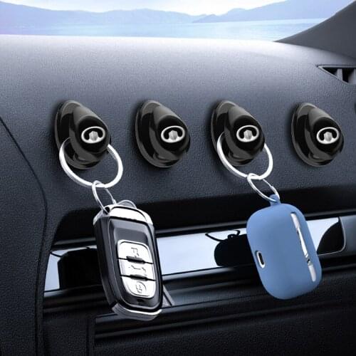 4Pcs Car Clip Hook USB Cable Key Earphone Storage Wall Hook Hanger for Great Wall Haval Hover H3 H5 Auto Sticker Hook
