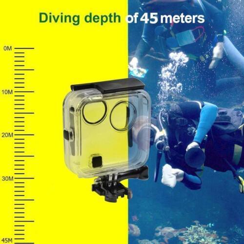 45M Diving Waterproof Housing Case for GoPro Fusion 360-degree Camera Protective Cover For GoPro Fusion Accessories
