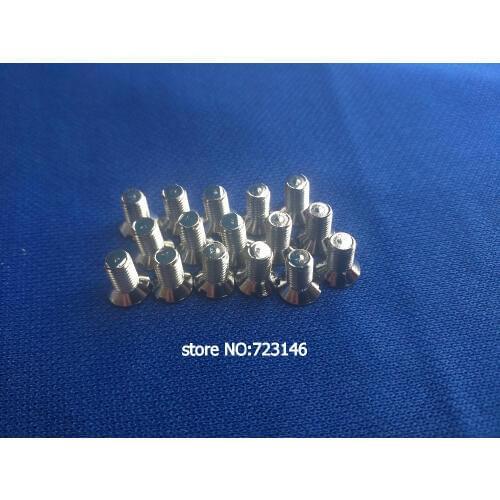 50pcs NEEDLE PLATE SCREWS for juki brother pfaff durkopp adler siruba yamato typical FEATHERWEIGHT 221 222 301
