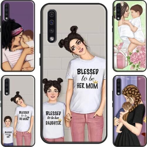 Baby Mom MUM MOTHER Girl Queen Case For Samsung S20 S9 S10 Plus Note 20 Ultra Galaxy A70 A50 A71 A51 A40 A10 A20e A21S