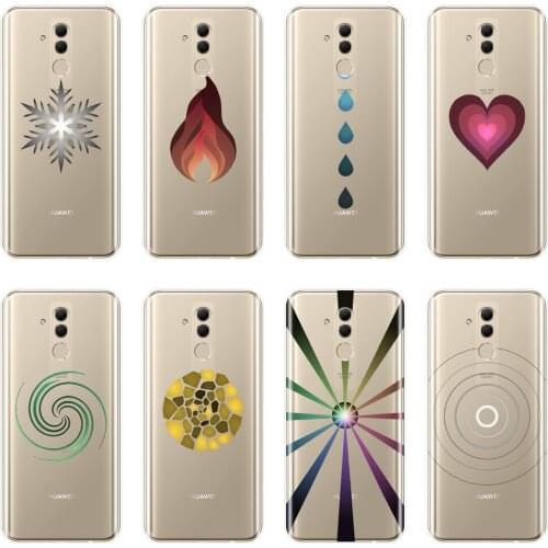 Heart Flame Art Aesthetic Phone Case For Huawei Mate 7 8 9 10 20 Lite Silicone Soft TPU Back Cover For Huawei Mate 9 10 20 Pro
