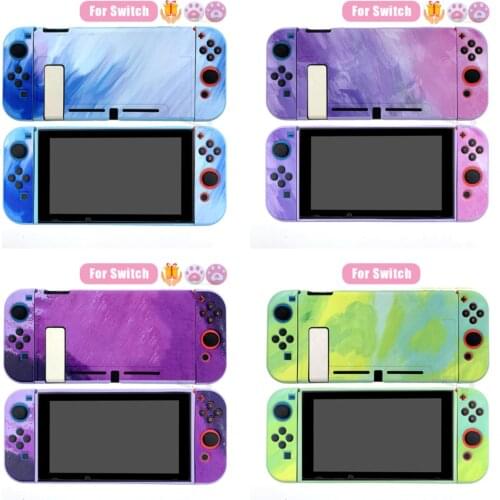 Coloful Soft TPU Host Protective Skin Cover For Nintendo Switch NS Game Console Controller Case Protector Shell Protection