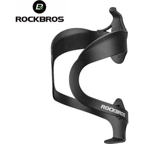 ROCKBROS Aluminium Alloy MTB Bicycle Bottle Holder Mountain Bike Cycling Bottle Holder Adjustable Bicycle Water Bottle Cage