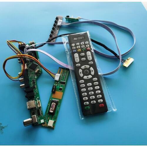 For LTN141XB-L02 Mother Board AV VGA 30pin Controller Board Digital Signal 1 lamps 14.1" Resolution Module TV 1024X768