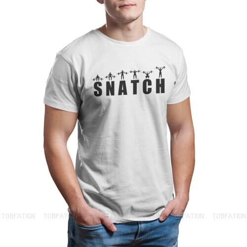 Bodybuilding Pumping GYM Muscle Training Crossfit Snatch Essential T Shirt Classic High Quality Tshirt Big Size O-Neck Clothing