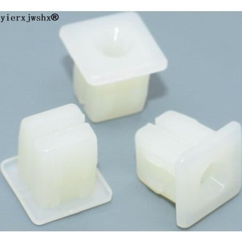 Yierxjwshx 100/300/500/1000pcs Rear License Plate Bracket Nut #8 Screw Size Nut Grommet car fastener clip auto plastic fastener