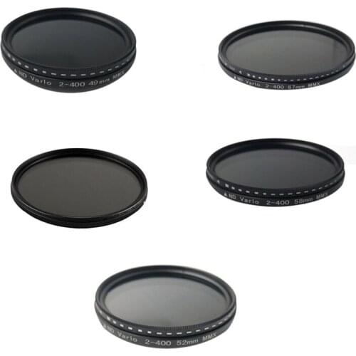 New ND2-400 Neutral Density Fader Variable ND Filter Adjustable Filter For Nikon For Canon For Sony Camera Lens