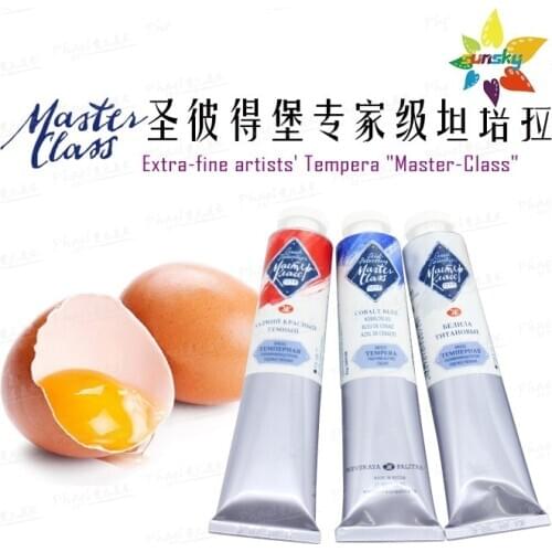 Original Saint Petersburg Extra-fine artists' Tempera Master-Class oil pastel single 46ml Self selected Classical restoration