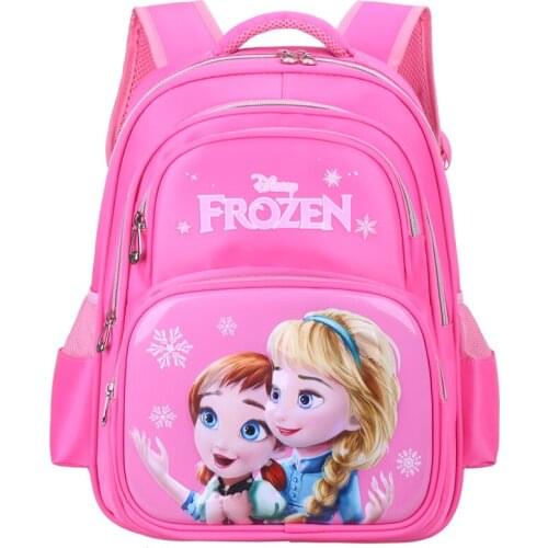 Disney Cartoon Elsa Sophia Schoolbag Girls Children School bag for Teenager Girl Orthopedic Princess Backpack Mochila Infantil