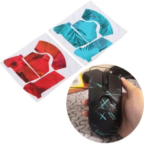 P82F Colored Handmade Non Slip Suck Sweat Mouse Skin Grips Skates for razer Viper Wired/Wireless Mouse (Without Mouse)