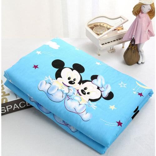 Disney Frozen Elsa Ann Cars cotton cartoon throw blanket boy girl student child 1.5m air conditioner blanket bedding set