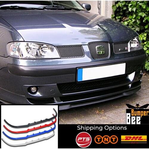 For Seat Ibiza MK2 MK3 CUPRA R FRONT SPOILER BUMPER LIP Euro Spoiler Lip Universal 3 pcs Body Kit
