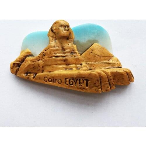 Egypt Sphinx pyramid tourist souvenir magnet hand gift promotions
