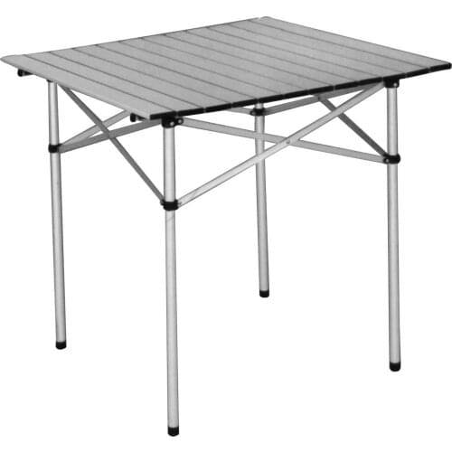 Outdoor leisure portable camping folding table tourism camping picnic beach barbecue multifunctional folding aluminum table