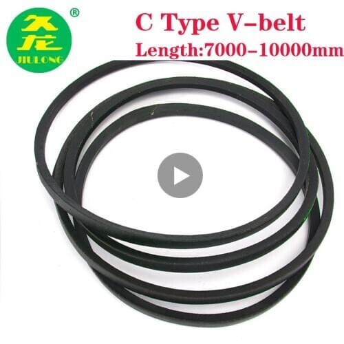 JIULONG C Type Industrial V Belt Black Rubber Drive C7000/7100/7200/7300/7500/7600/7800/7900/8000/10000/ Inner Girth for Machine