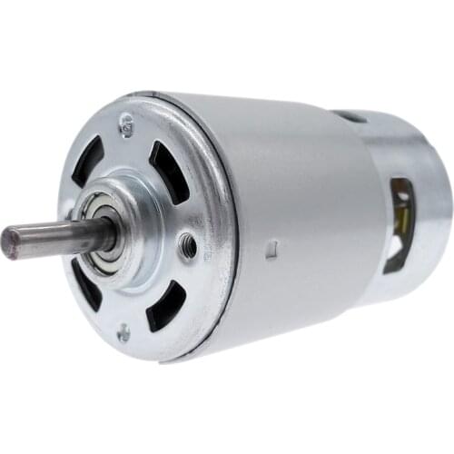 RS 775 motor DC 12V 24V double Ball Bearing 3000rpm4500rpm6000rpm8500rpm10000rpm RS775 Large Torque Low Noise preferential price