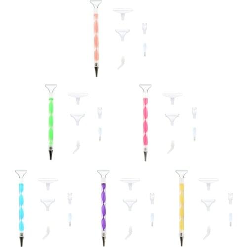 Alloy Pen Head Diamond Drawing Point Drill Pen Set DIY Handmade Crafts Cross Stitch Tools Accessories